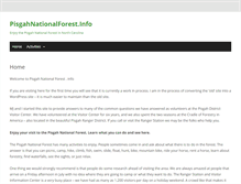 Tablet Screenshot of pisgahnationalforest.info